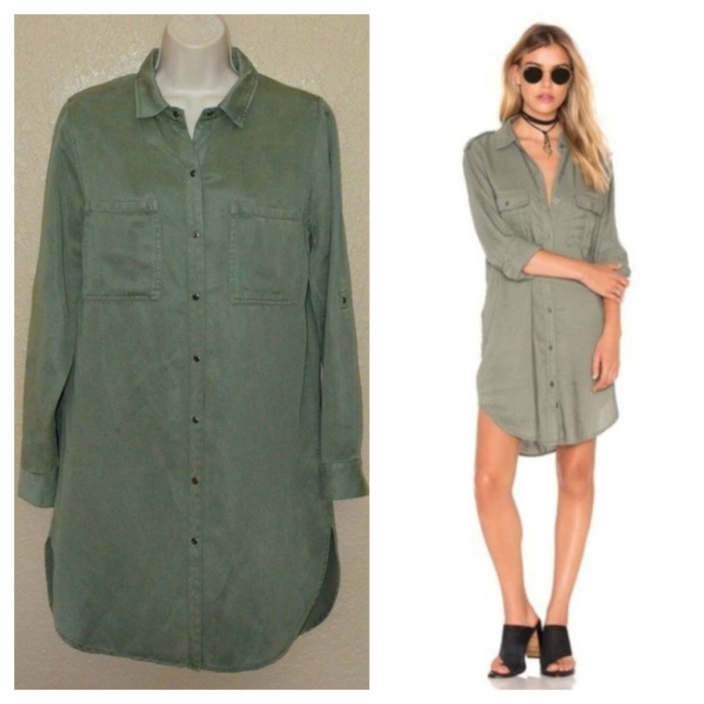 Parasuco Olive Long Sleeve Dress